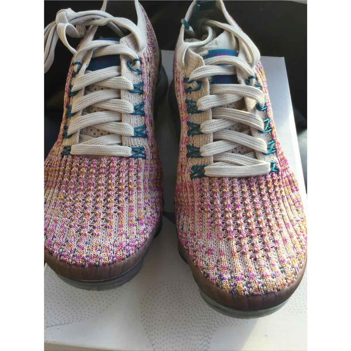 Nike shoes - Nike Air VaporMax Flyknit - Air VaporMax Flyknit - Aj6910-007 - Beige (UPC: 0193145533134) 1