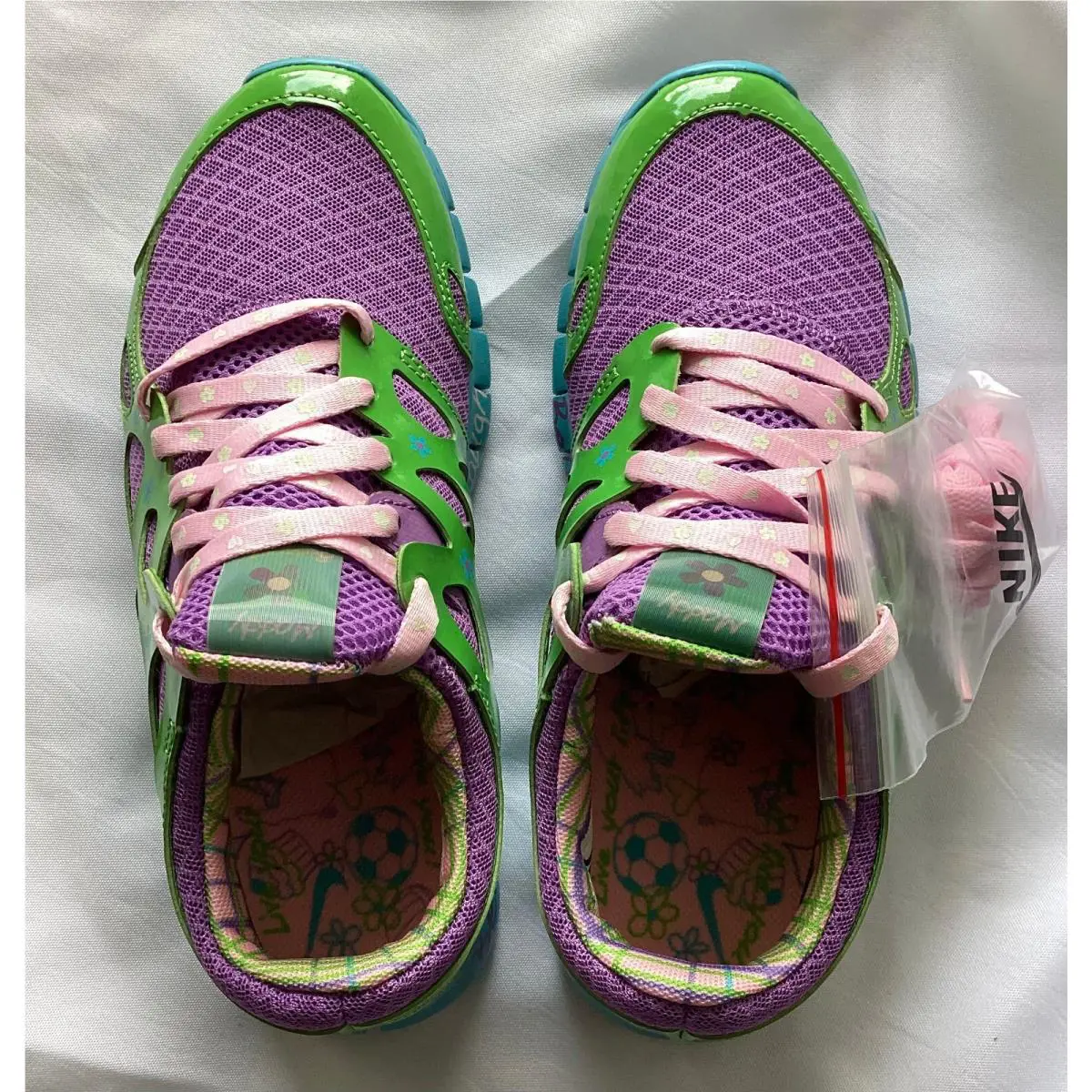 Nike shoes - Nike Free Run - Free Run - 437527-543 - VIOLET POP/TURQUOISE BLUE (UPC: 192502179091) 5