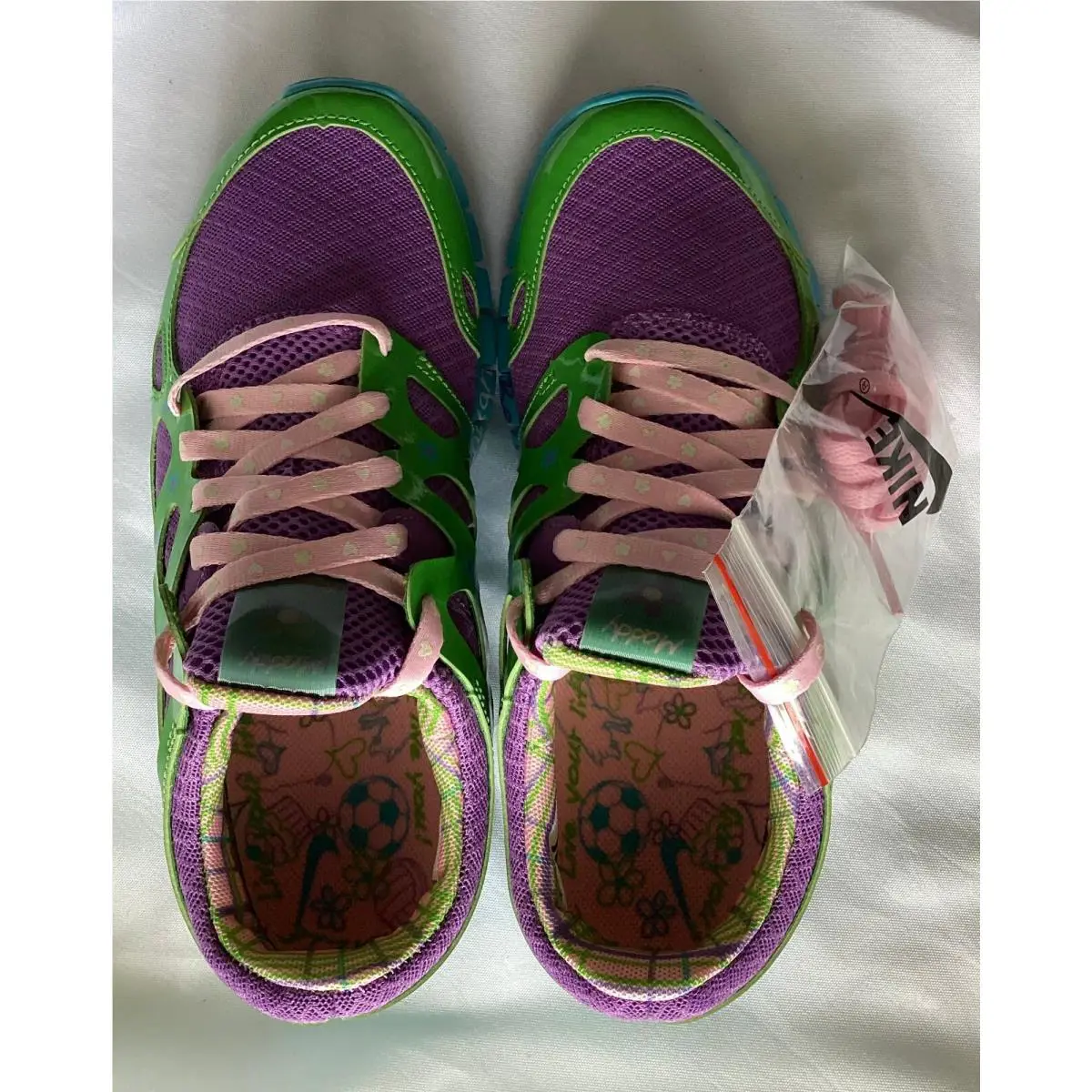 Nike shoes - Nike Free Run - Free Run - 437527-543 - VIOLET POP/TURQUOISE BLUE (UPC: 192502179091) 7