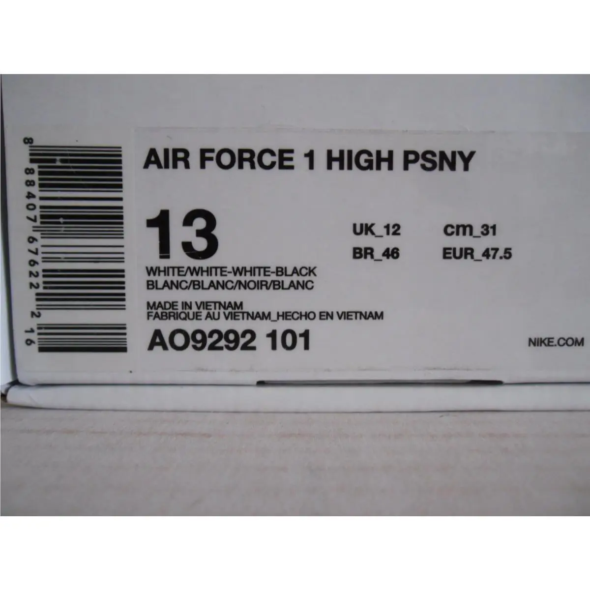 Nike shoes - Nike Air Force 1 - Air Force - AO9292-101 - White (UPC: 0888407676222) 5