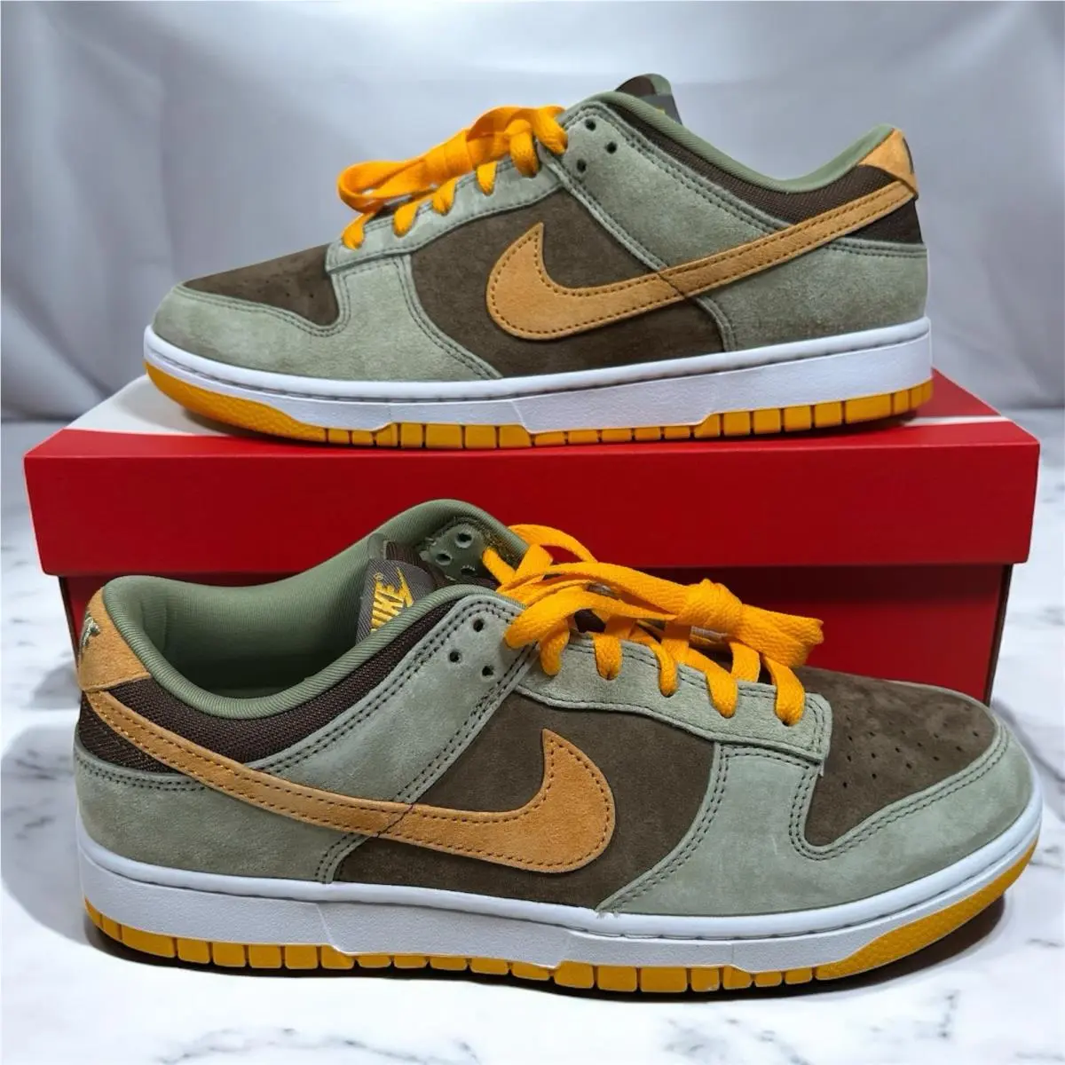 Size 12.5 - Nike Dunk Low Dusty Olive
