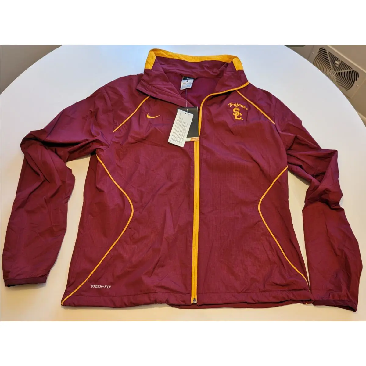 Nike Storm-fit Run Blitz Warmup Suit Jacket Pants Women`s Medium M Usc Trojans