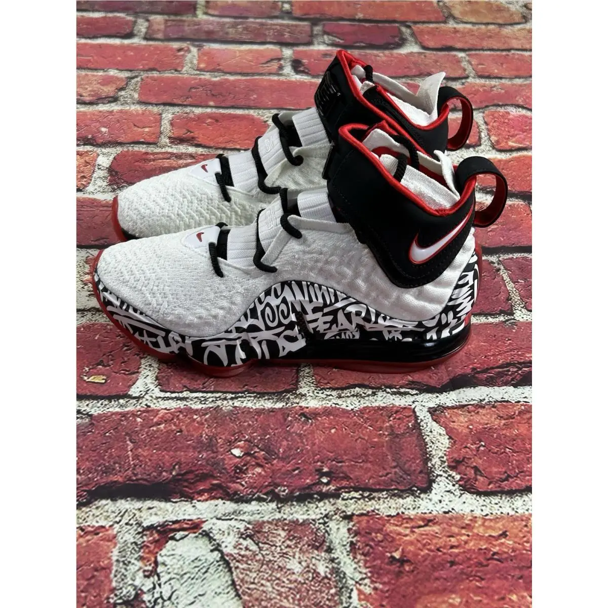 Nike shoes - Lebron Graffiti 17 XVII - Lebron Graffiti XVII - CT6047100 - White / Black / Red 1