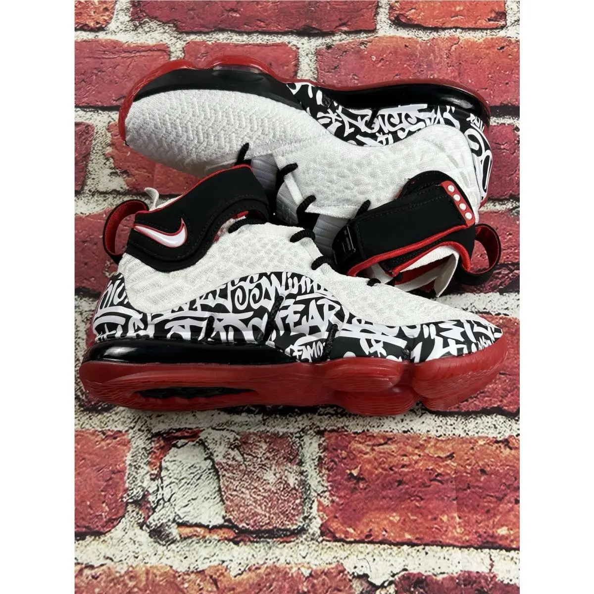 Nike shoes - Lebron Graffiti 17 XVII - Lebron Graffiti XVII - CT6047100 - White / Black / Red 6