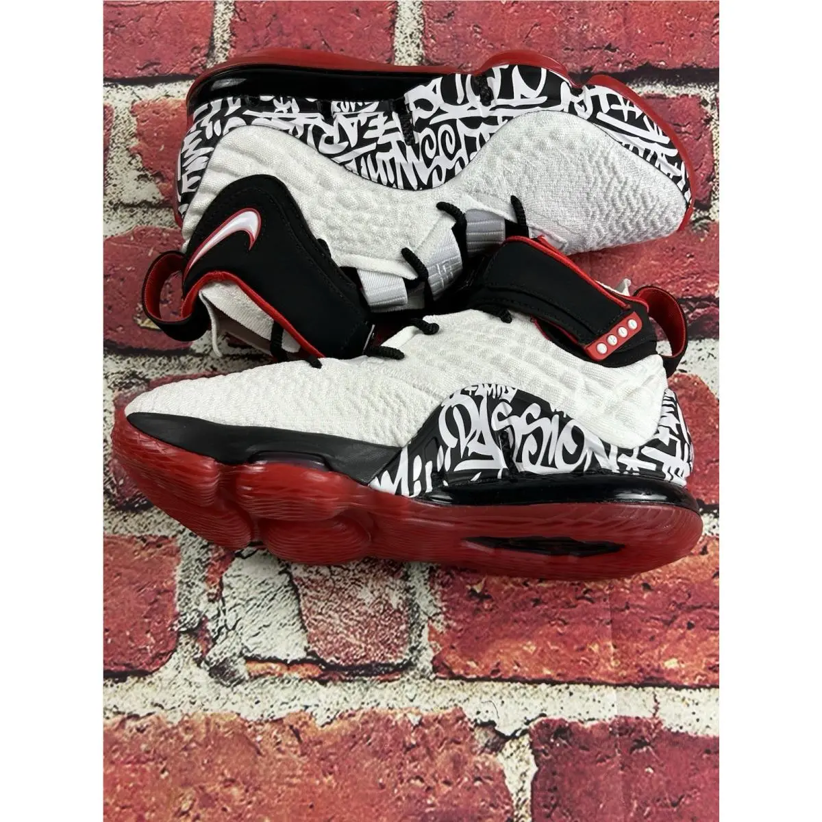 Nike shoes - Lebron Graffiti 17 XVII - Lebron Graffiti XVII - CT6047100 - White / Black / Red 7