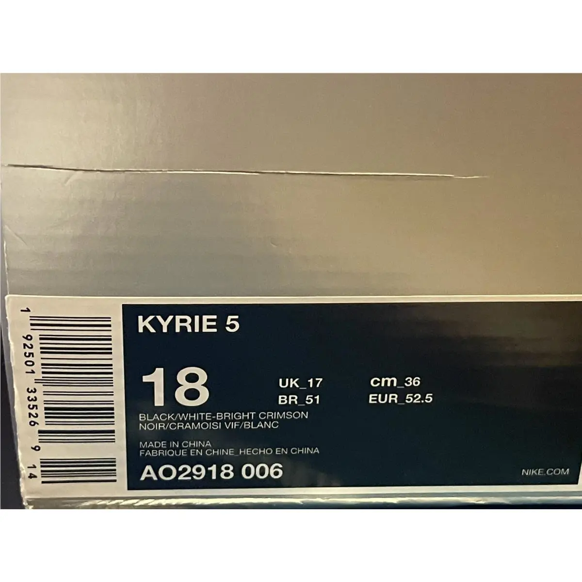 Nike shoes - Kyrie 5 Friends - Kyrie Friends - AO2918-006 - Black (UPC: 0192501335269) 4