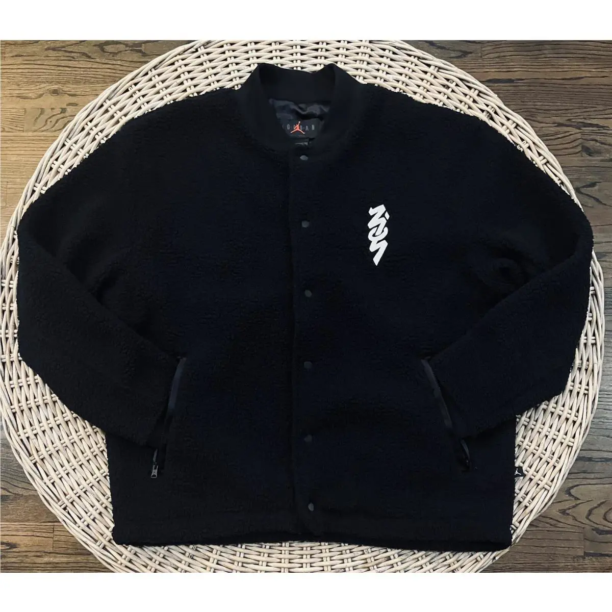 Nike clothing - Air Jordan Zion Jacket - Air Zion Jacket - DX0665-010 - Black (UPC: 0196155629095) 2