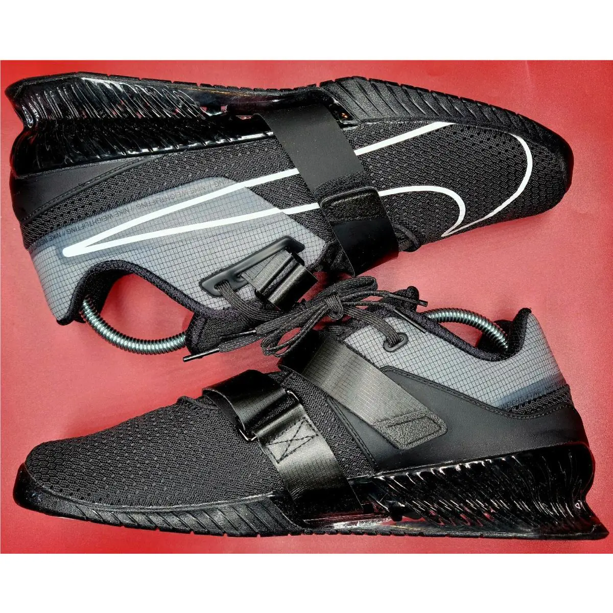 Nike shoes - Nike Romaleos 4 - Romaleos - CD3463-010 - Black, Manufacturer: Black/Black-White 1