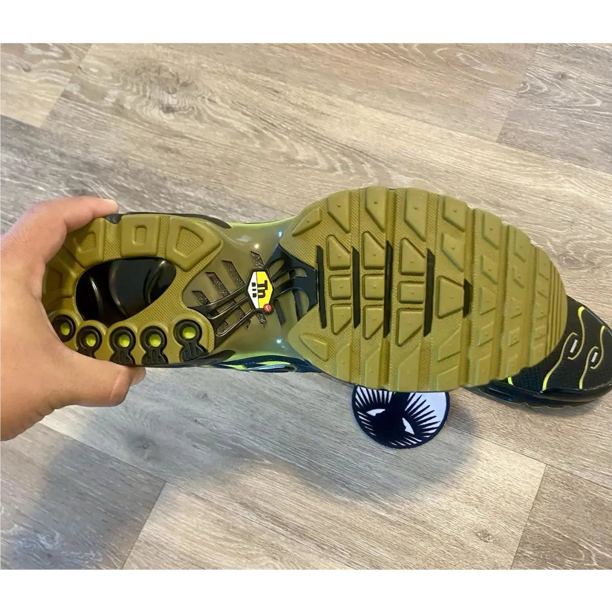 Nike shoes - Nike Air Max Plus - Air Max Plus - DM0032-010 - Black / Cyber / Pacific Moss (UPC: 197599432098) 9
