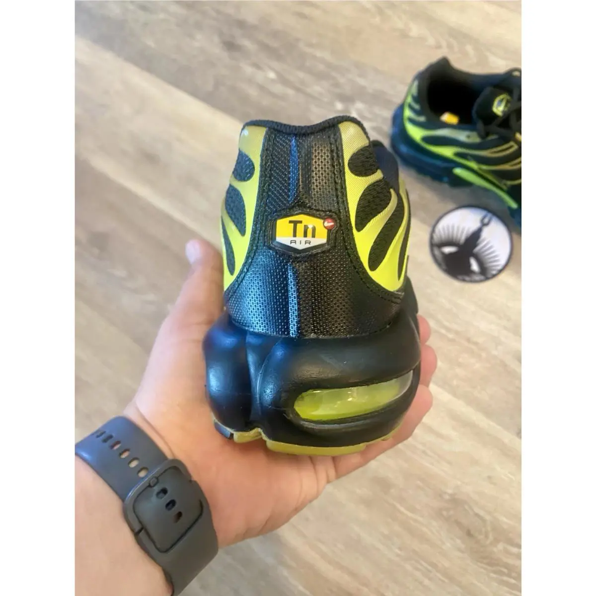 Nike shoes - Nike Air Max Plus - Air Max Plus - DM0032-010 - Black / Cyber / Pacific Moss (UPC: 197599432098) 0