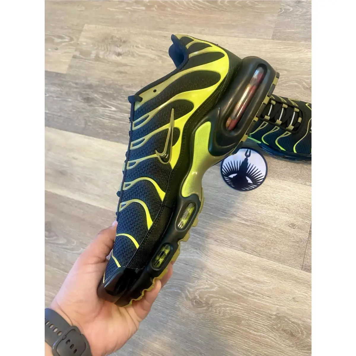 Nike shoes - Nike Air Max Plus - Air Max Plus - DM0032-010 - Black / Cyber / Pacific Moss (UPC: 197599432098) 3