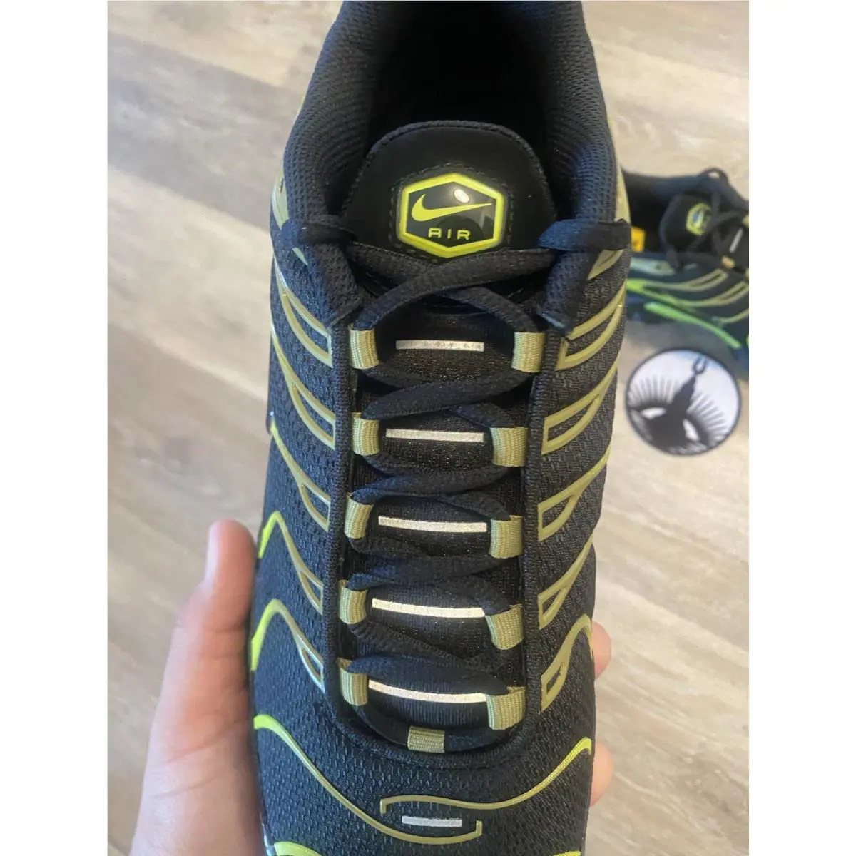 Nike shoes - Nike Air Max Plus - Air Max Plus - DM0032-010 - Black / Cyber / Pacific Moss (UPC: 197599432098) 6