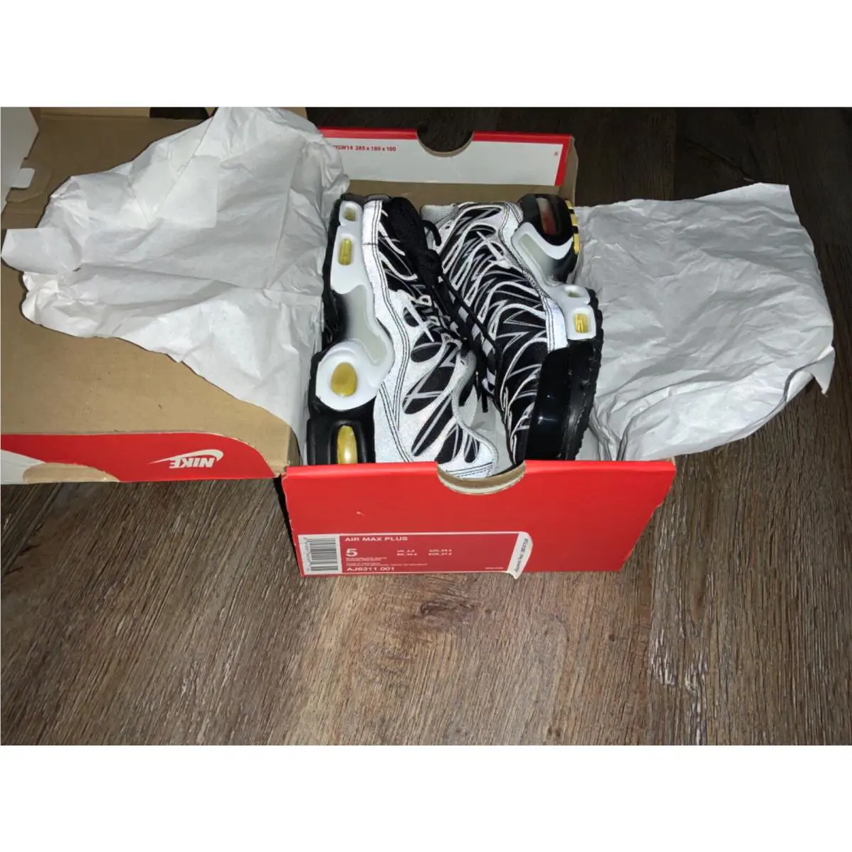 Nike shoes - Nike Air Max Plus TN - AJ6311-001 - Black, Manufacturer: Black, White 8