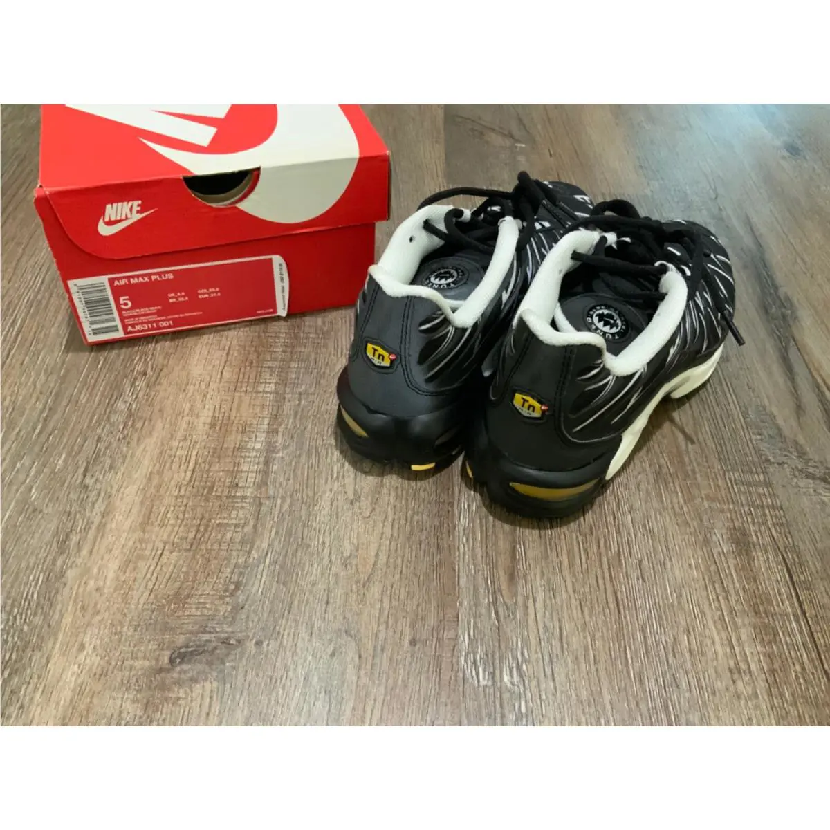 Nike shoes - Nike Air Max Plus TN - AJ6311-001 - Black, Manufacturer: Black, White 1