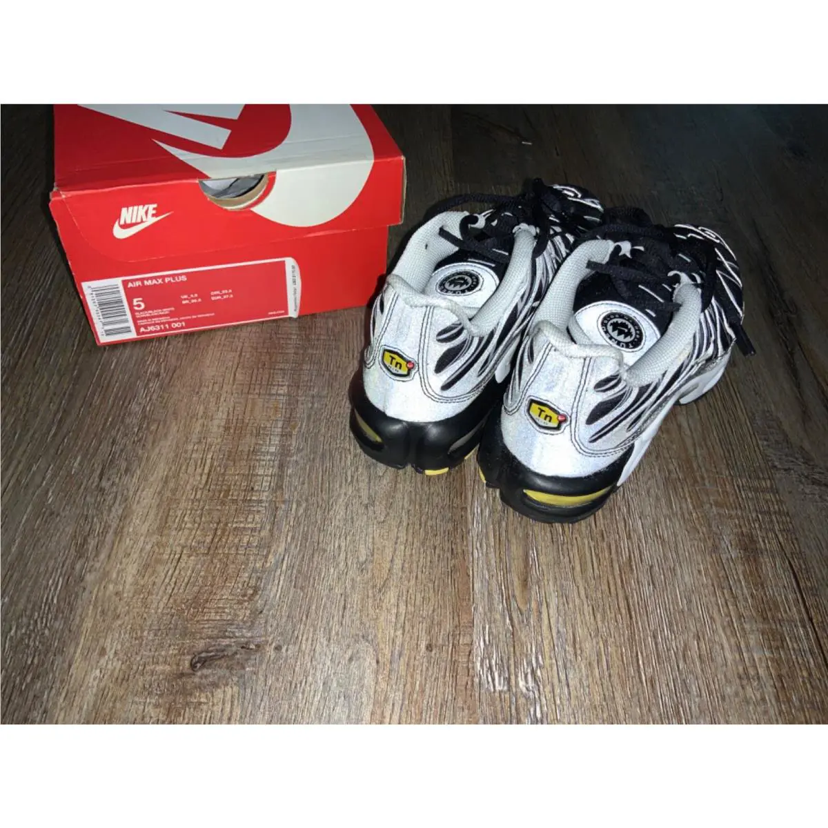 Nike shoes - Nike Air Max Plus TN - AJ6311-001 - Black, Manufacturer: Black, White 2