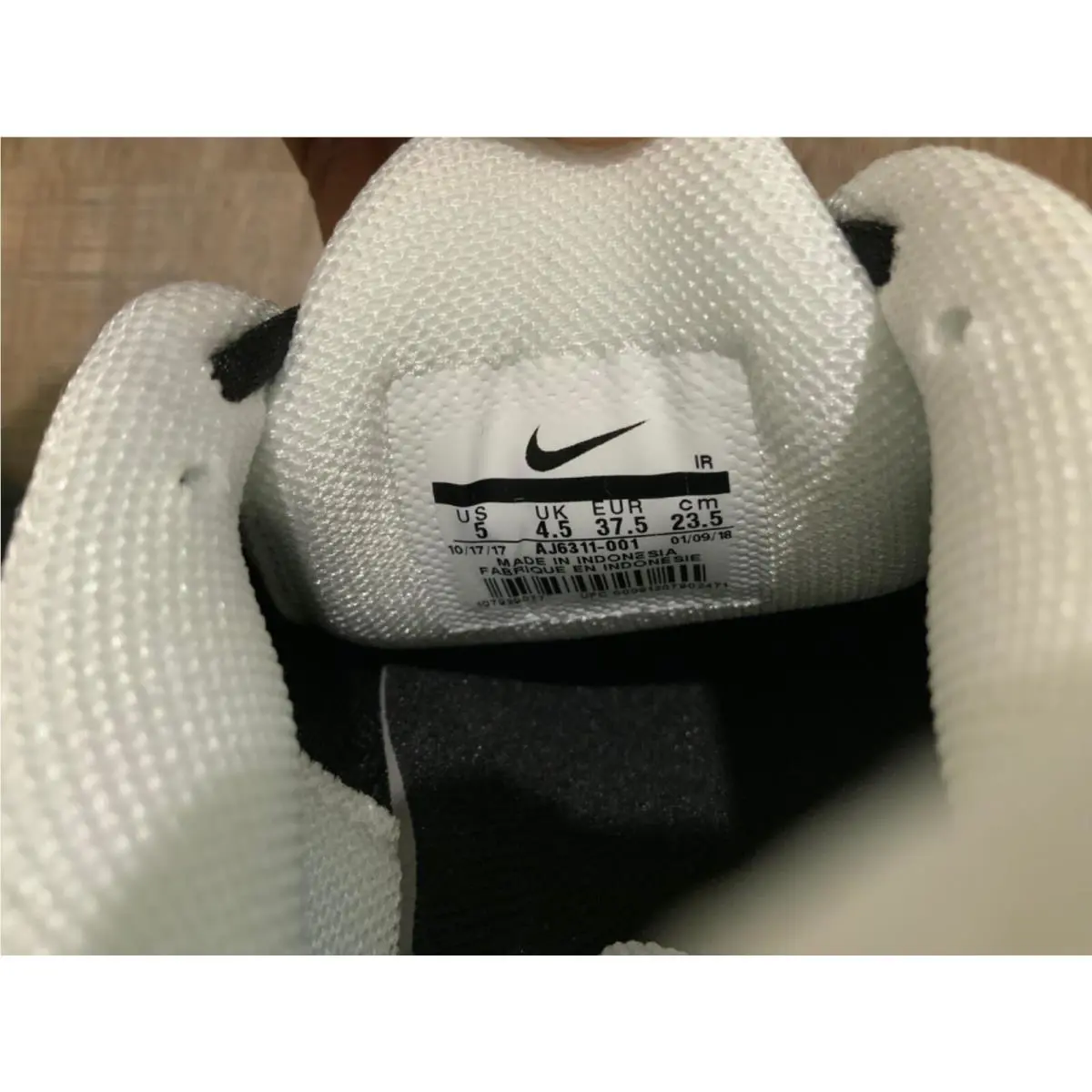 Nike shoes - Nike Air Max Plus TN - AJ6311-001 - Black, Manufacturer: Black, White 5