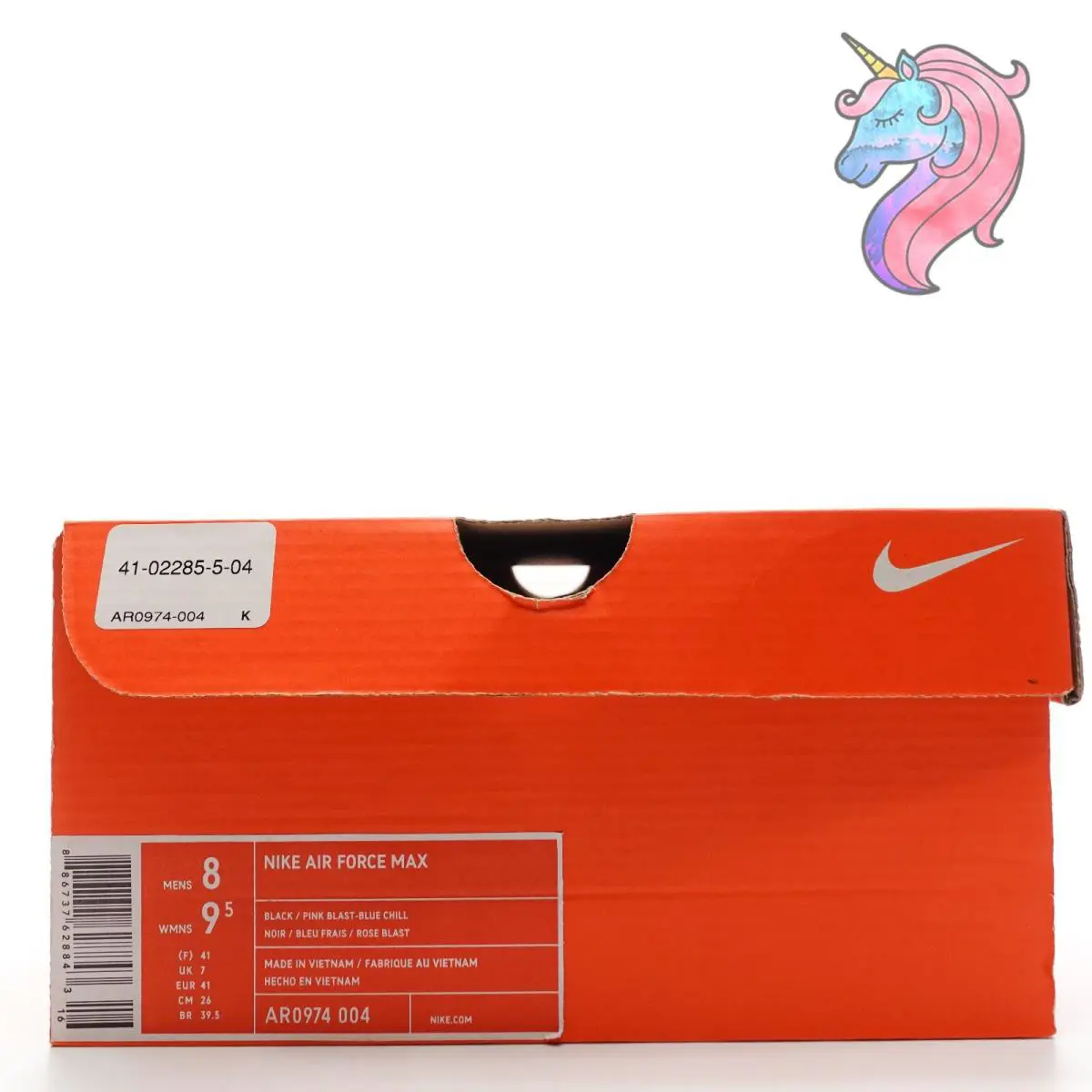 Nike shoes - Nike Air Force Max - Air Force Max - AR0974-004 - Black, Pink 8