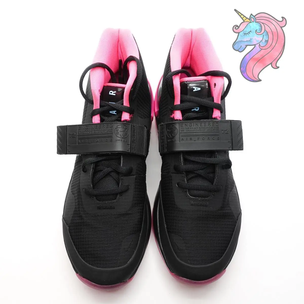Nike shoes - Nike Air Force Max - Air Force Max - AR0974-004 - Black, Pink 4