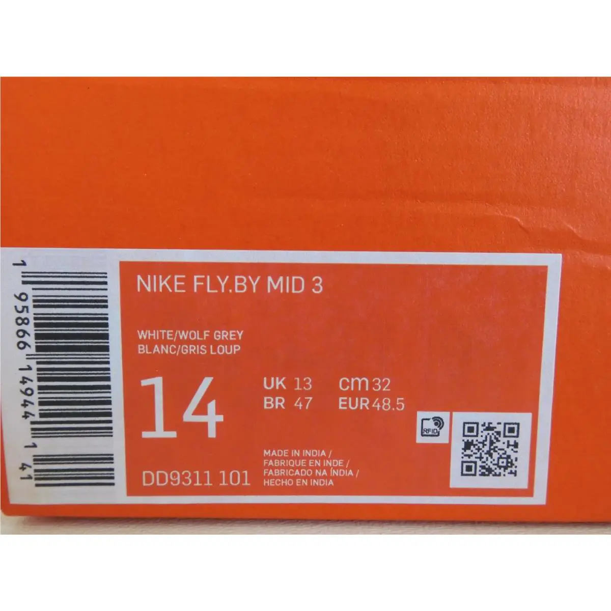 Nike shoes - Nike Fly.By Mid 3 - Mid - White (UPC: 195866149441) 3