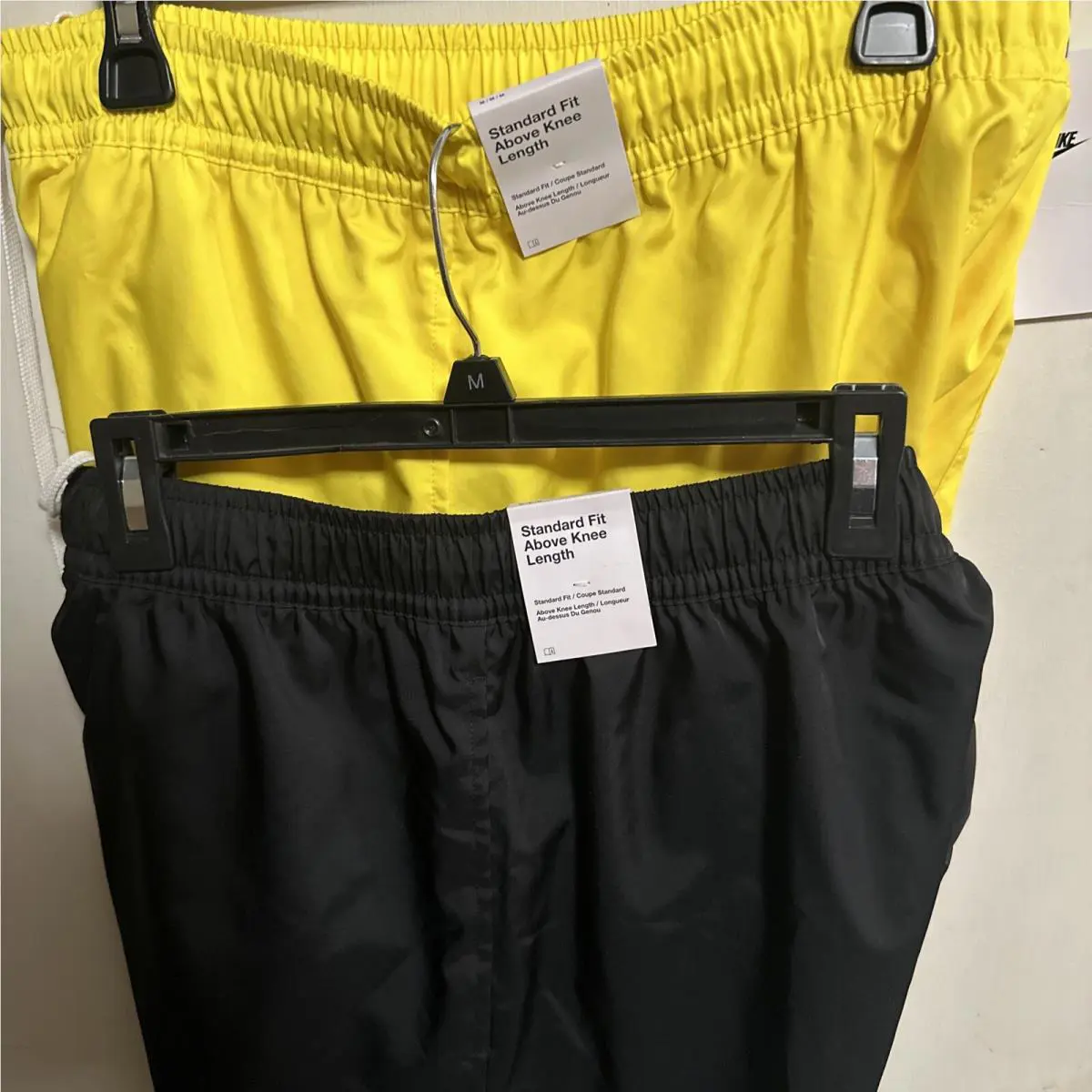 2-Nike Men’s NWT-2024-Woven Flow Lined Shorts -yellow +BLACK-DM6829-416+010