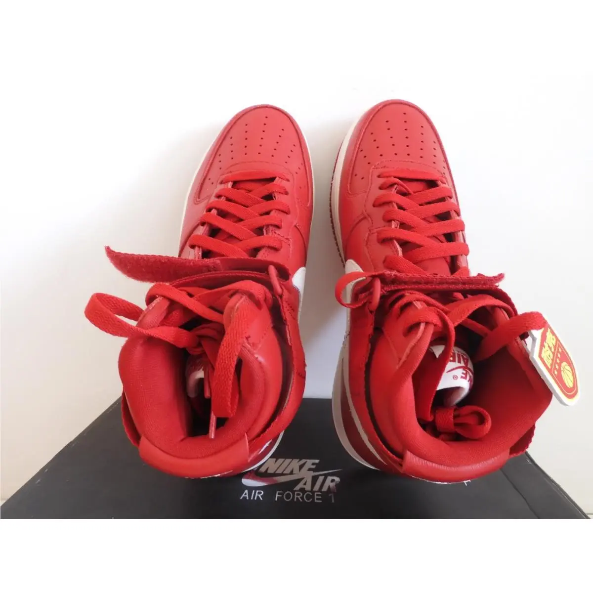 Nike shoes - Nike Air Force 1 High - 743546-600 - Red (UPC: 886060980748) 4
