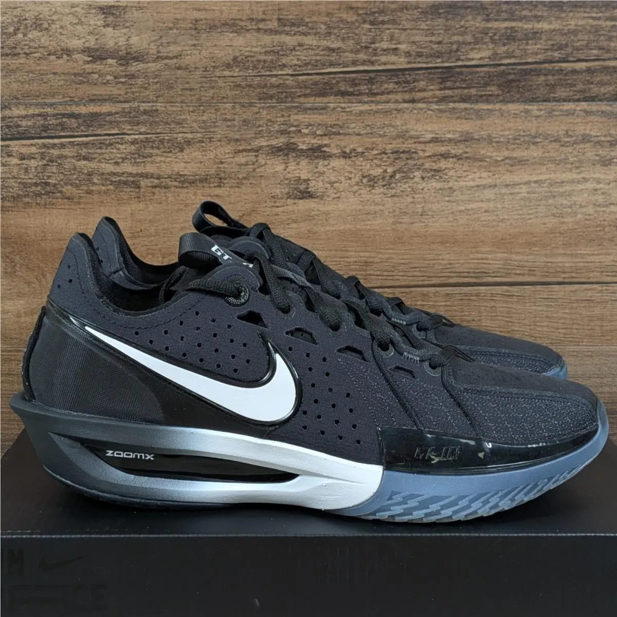 Air Zoom GT Cut 3 Men`s Size 8 Night To Day Black White Shoes DV2913-004 by Nike