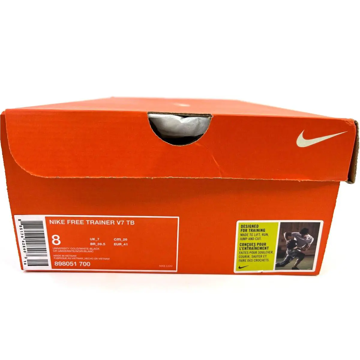 Nike shoes - Nike Free Trainer V7 - Free Trainer - 898051 700 - University Gold (UPC: 885176428403) 1