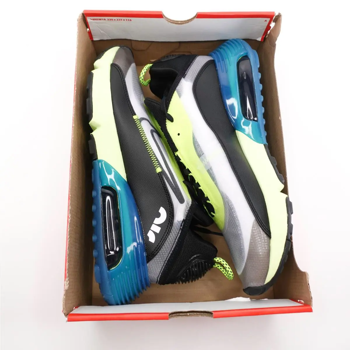 Nike shoes - Nike Air Max 2090 - Air Max - BV9977 101 - White / Black / Volt / Valerian Blue 8