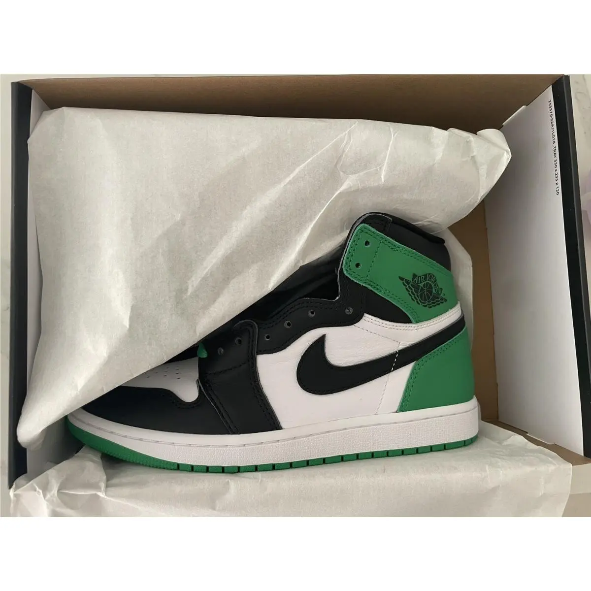 Nike shoes - Air Jordan 1 - Air - DZ5485-031 - Black/Lucky Green-white (UPC: 0196604406499) 0