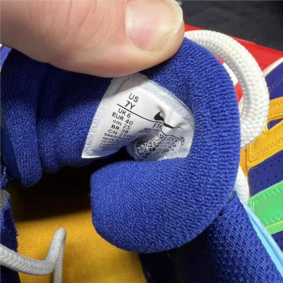 Nike shoes - Nike Air More Uptempo - Air More Uptempo - Deep Royal Blue/Opti yellow 2