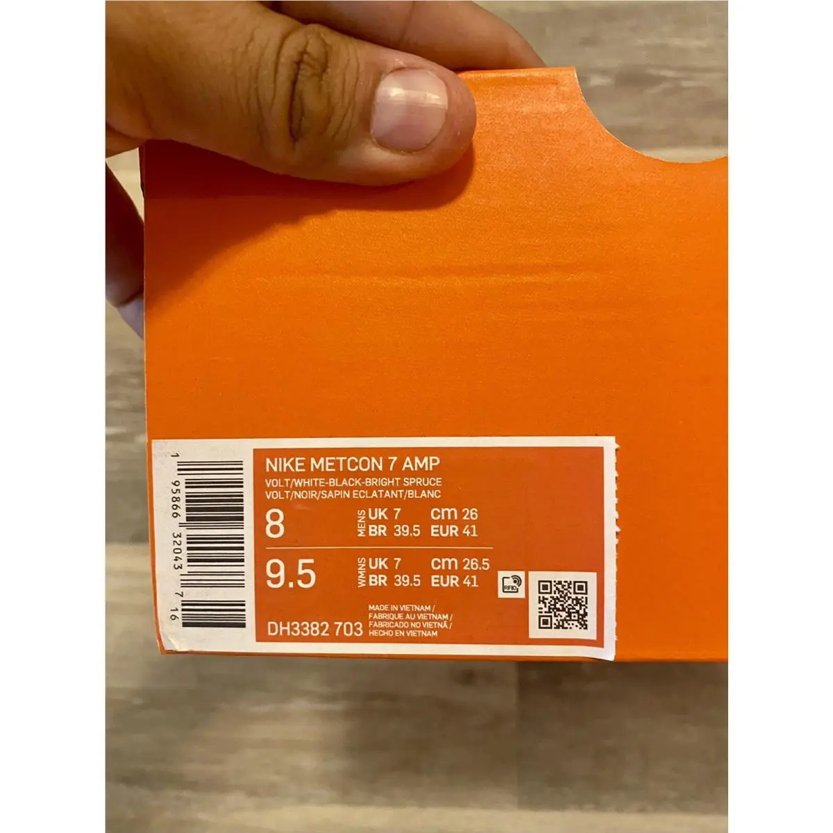 Nike shoes - Nike Metcon 7 AMP - Metcon AMP - DH3382-703 - Desert Ochre-Mint Green-Light Silver-Black-Gum (UPC: 195866320437) 10
