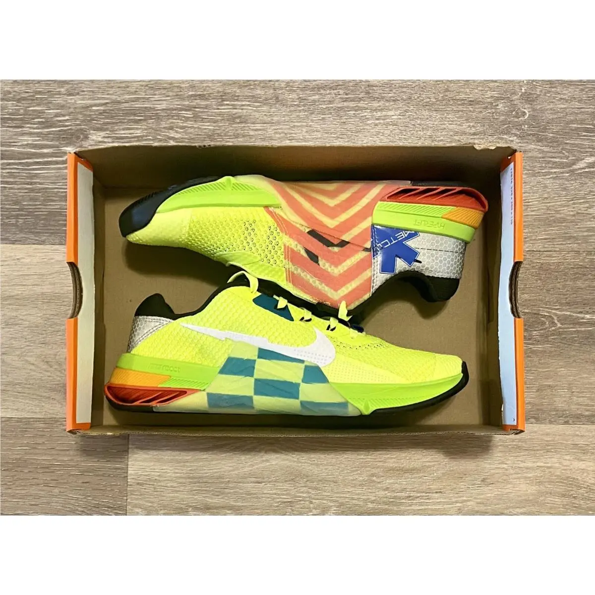 Nike shoes - Nike Metcon 7 AMP - Metcon AMP - DH3382-703 - Desert Ochre-Mint Green-Light Silver-Black-Gum (UPC: 195866320437) 5