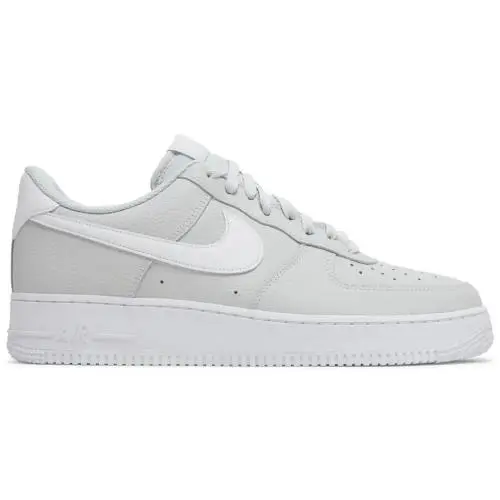 Air Force 1 `07 Pebbled Platinum White White CT2302-003 Men`s 13 by Nike