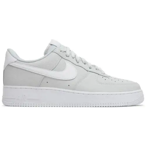 Nike Air Force 1 07 `pebbled Platinum White White CT2302-003 Men`s Size 13 - White