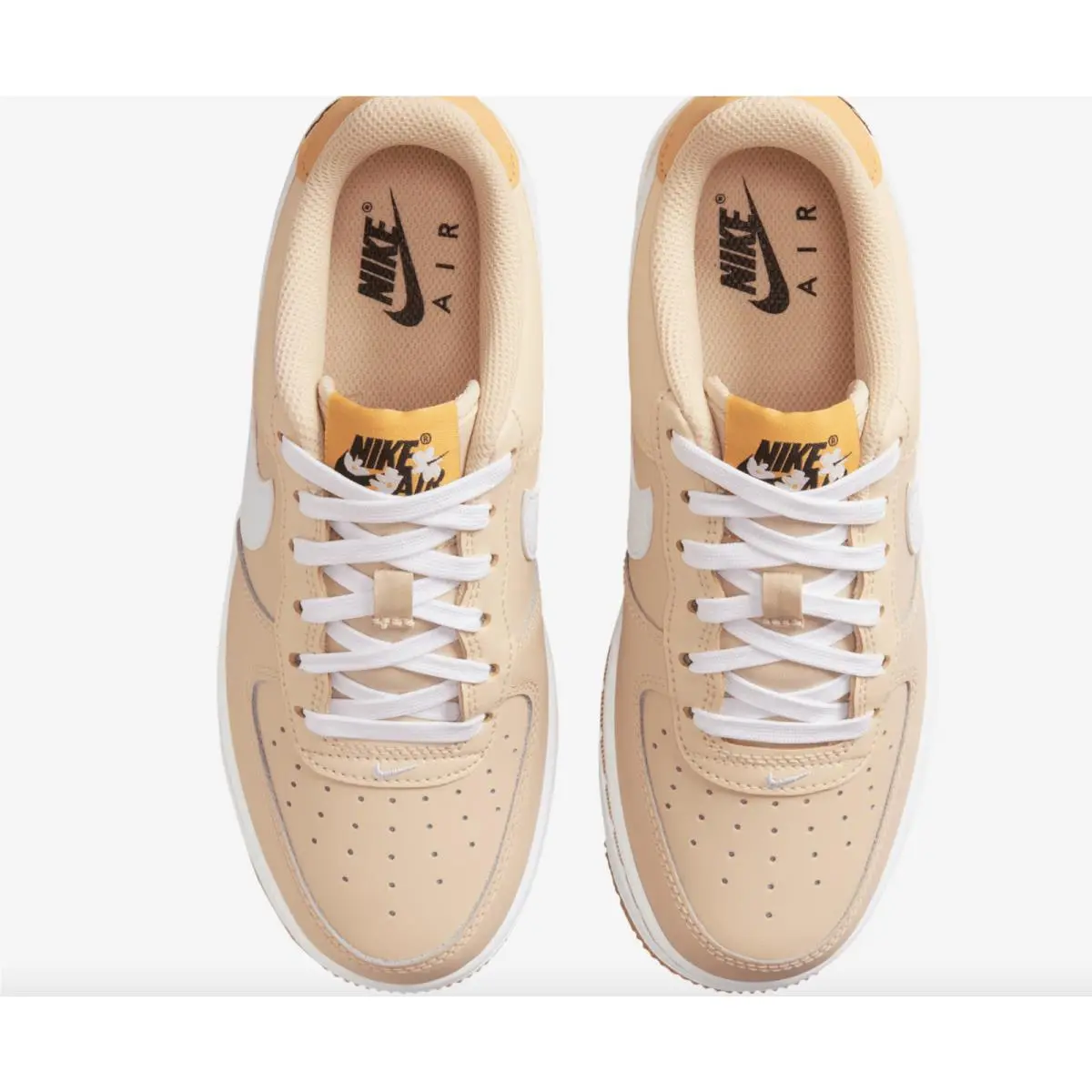 Nike shoes - Nike Air Force 1 - Air Force - FZ1615 100 - Sanddrift/White-Twine-Black (UPC: 196975941148) 3
