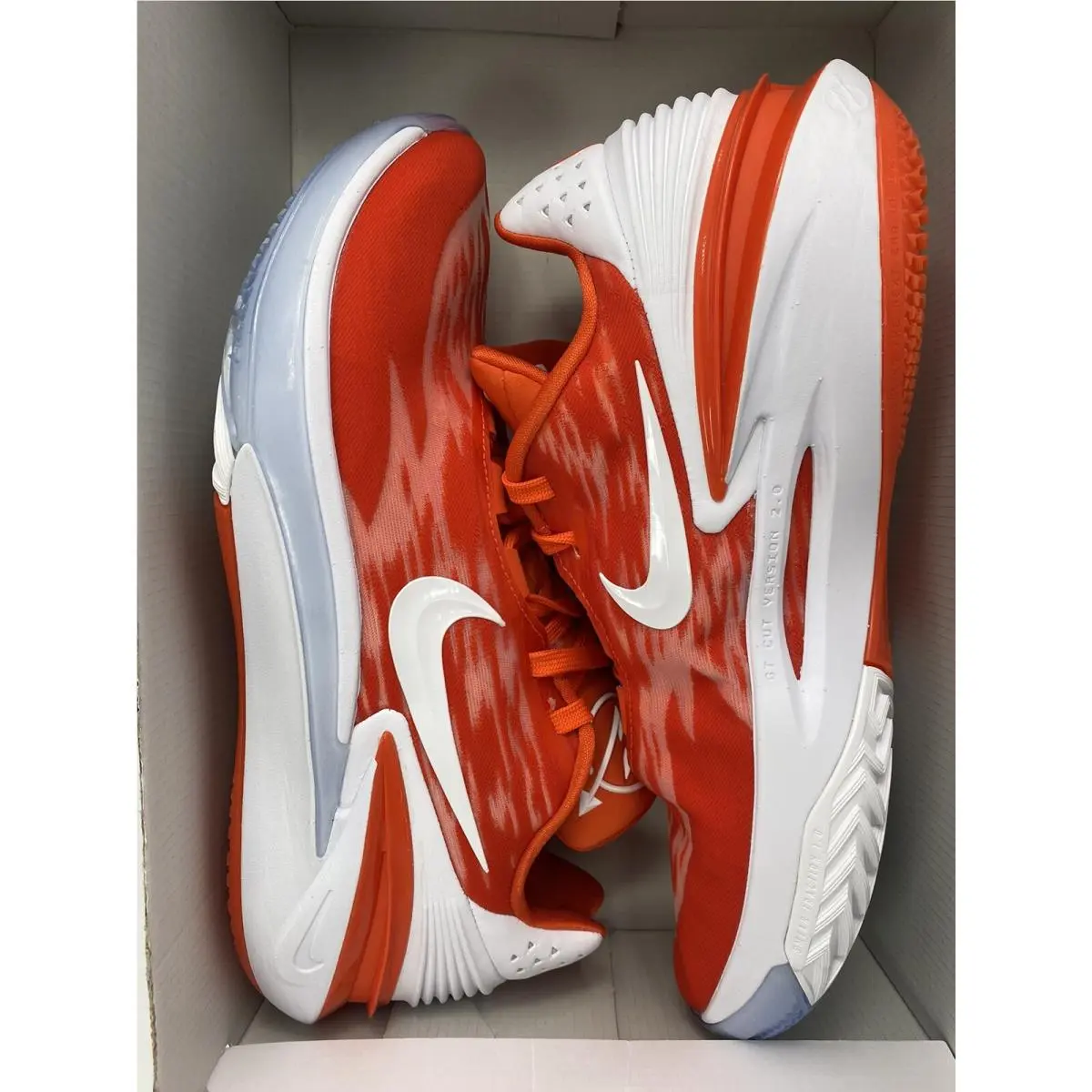 Nike shoes - Nike Air Zoom GT Cut - DX6650 802 - Team oRange/White (UPC: 196149857886) 5
