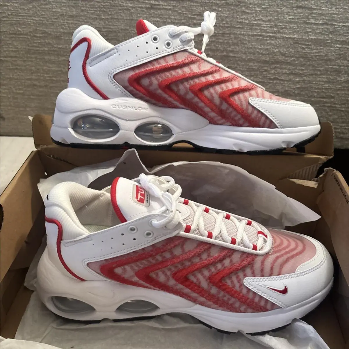Nike shoes - Nike Air Max TW DQ3984-104 - DQ3984-104 - White Red 11