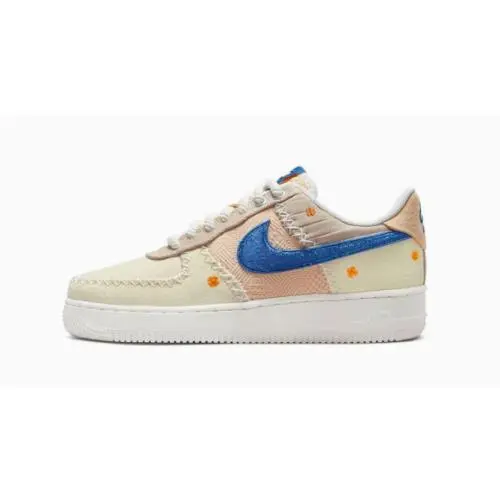 Sz 9 - Women`s Nike Air Force 1 `07 `la Flea` DV2223-100 - Multicolor