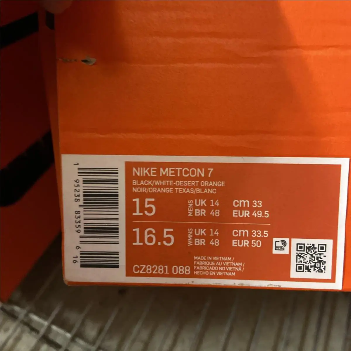 Nike shoes - Nike Metcon 7 - Metcon - Black (UPC: 0195238835415) 7
