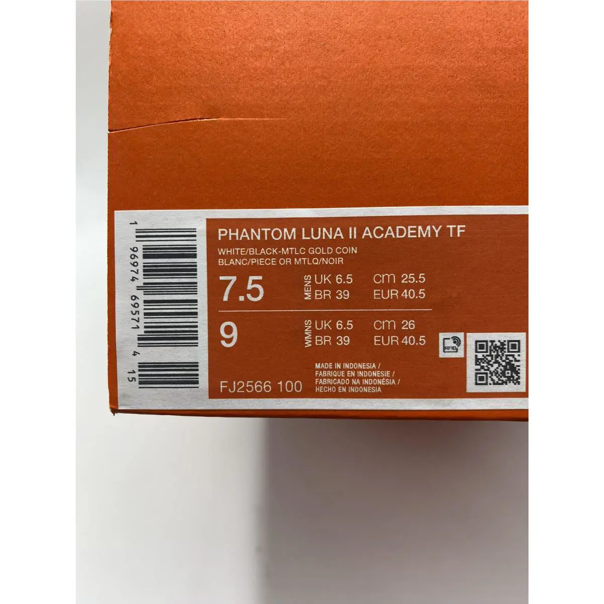 Nike shoes - Nike Phantom Luna - Phantom Luna - FJ2566 100 - White/Black-Mtlc Gold Coin (UPC: 196974695714) 6