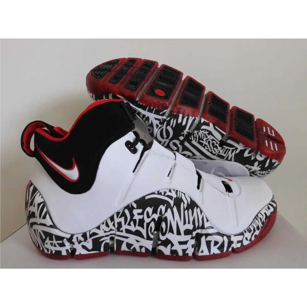 Nike Zoom Lebron 4 IV Black-anthracite-black SZ 9.5 FJ1597-001