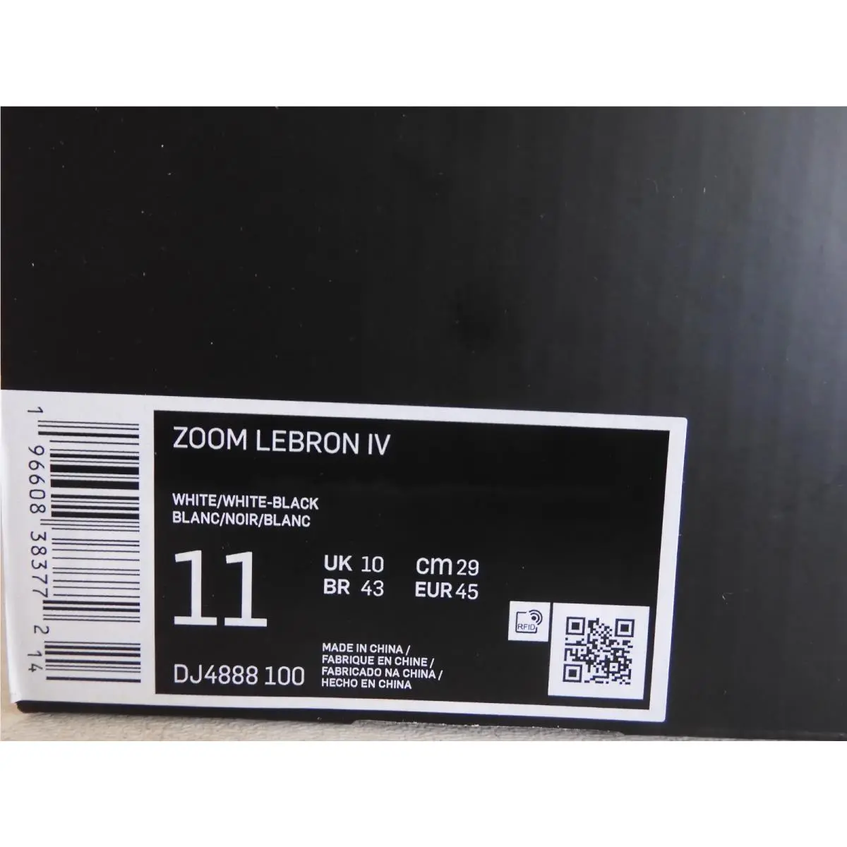 Nike shoes - Nike Zoom LeBron IV - Zoom LeBron - FJ1597-001 - Black (UPC: 196975815449) 3