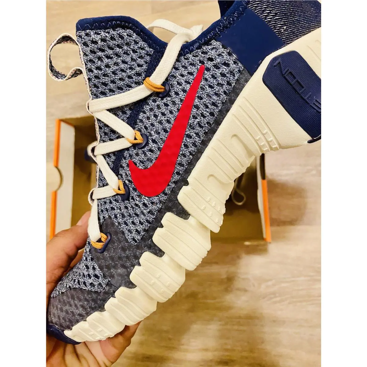 Nike shoes - Nike Free 3.0 - Free - CV9341-461 - Deep Royal Blue-Gym Red-Sail (UPC: 193659053265) 2