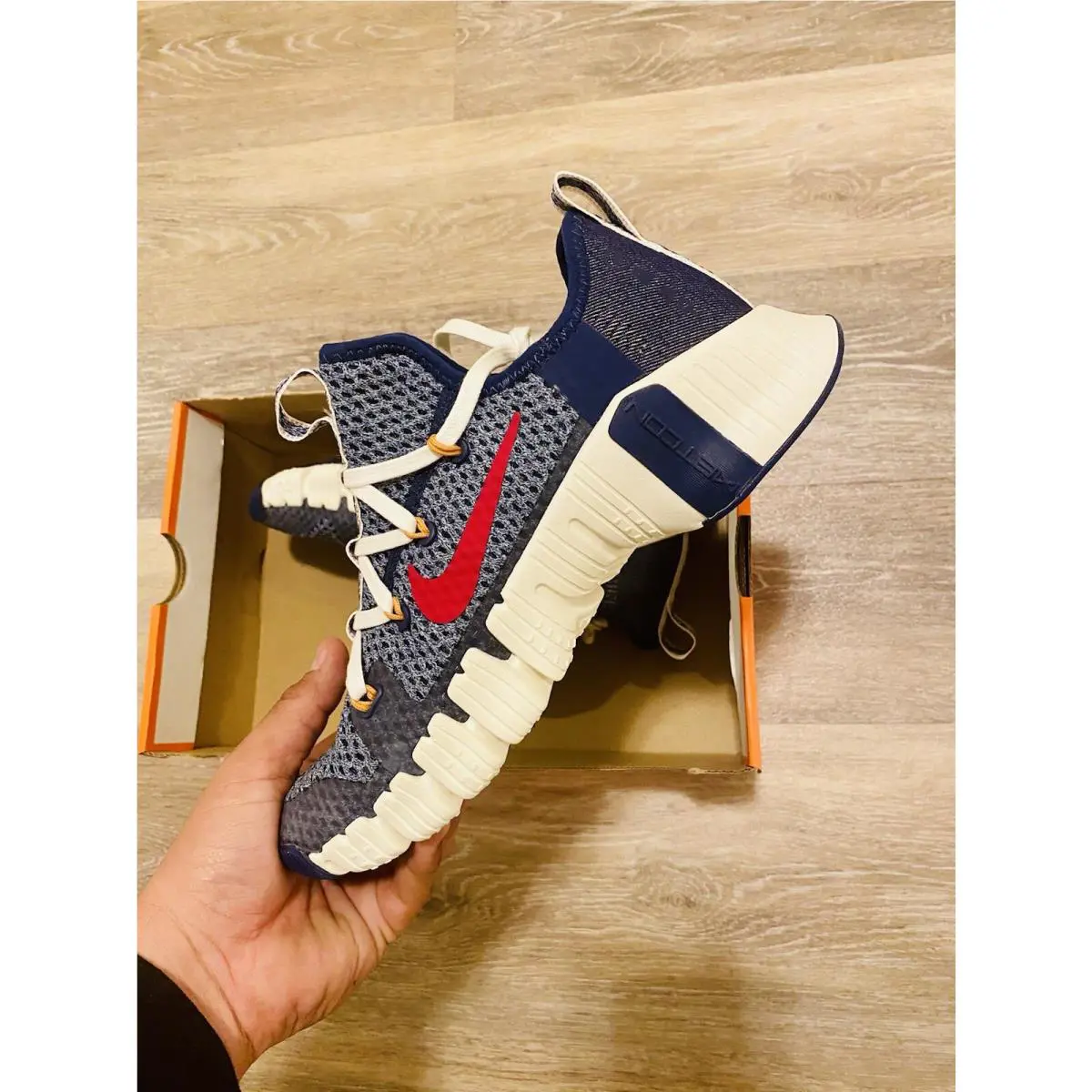 Nike shoes - Nike Free 3.0 - Free - CV9341-461 - Deep Royal Blue-Gym Red-Sail (UPC: 193659053265) 3