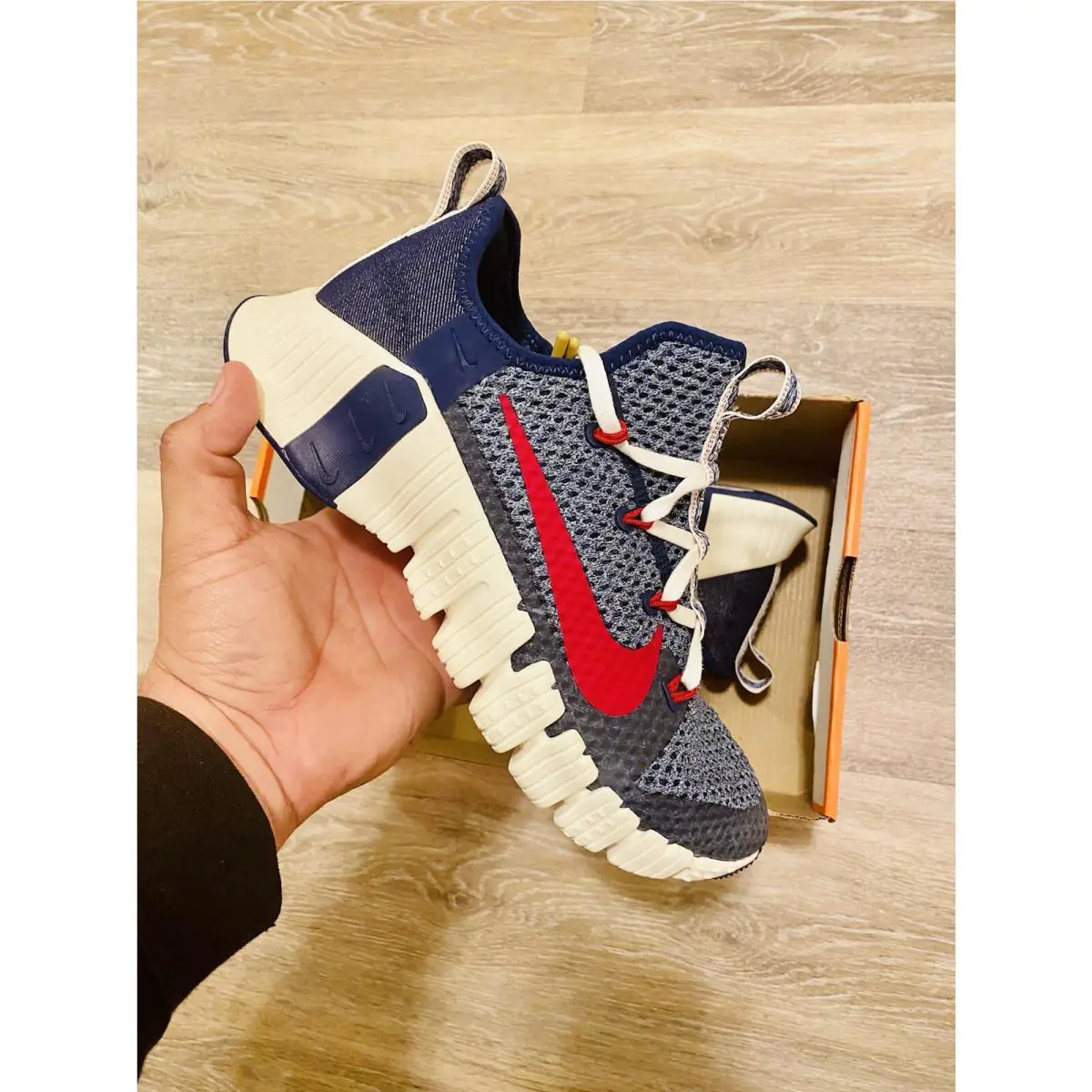 Nike shoes - Nike Free 3.0 - Free - CV9341-461 - Deep Royal Blue-Gym Red-Sail (UPC: 193659053265) 7