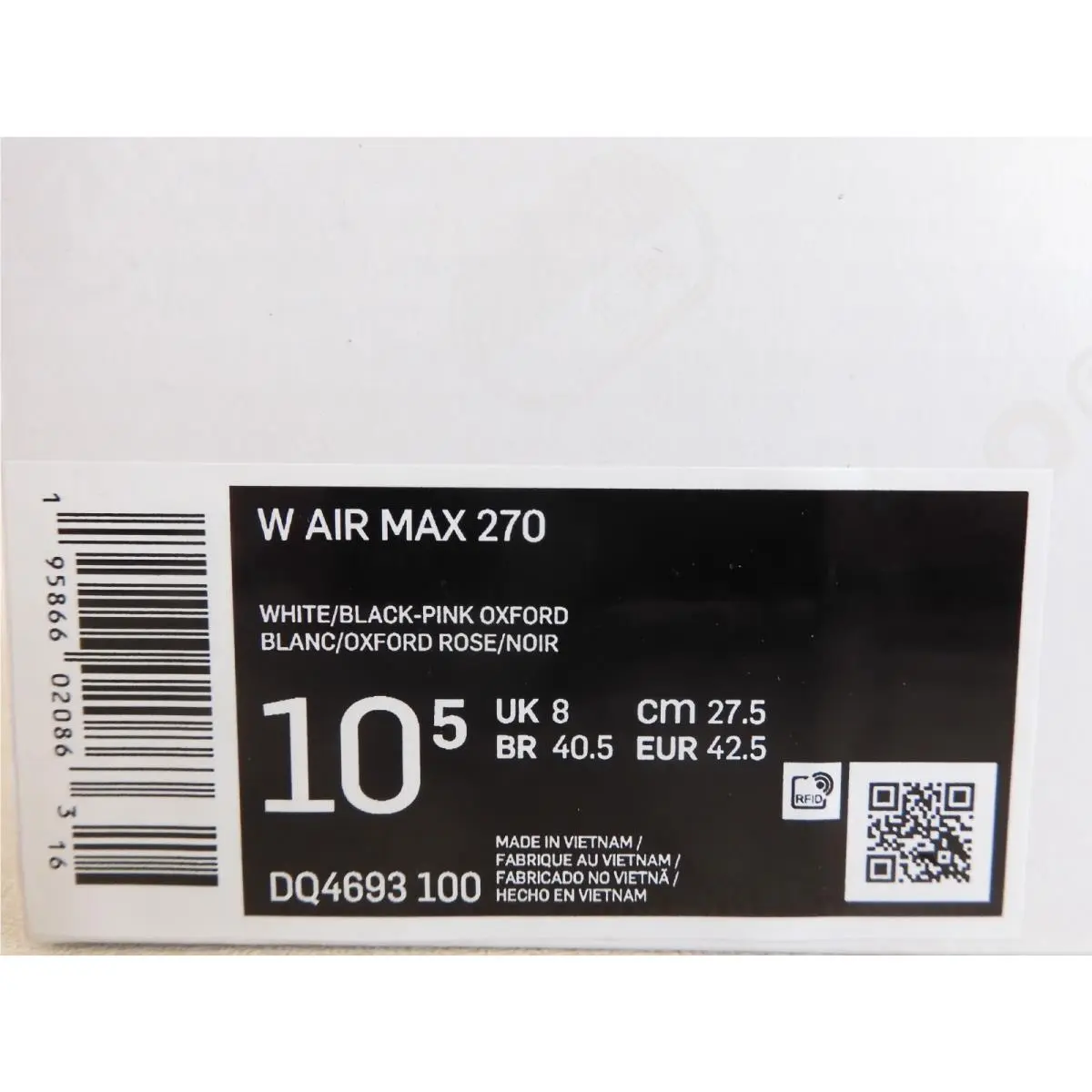 Nike shoes - Nike Air Max 270 - Air Max - DQ4693-100 - White (UPC: 195866020863) 3