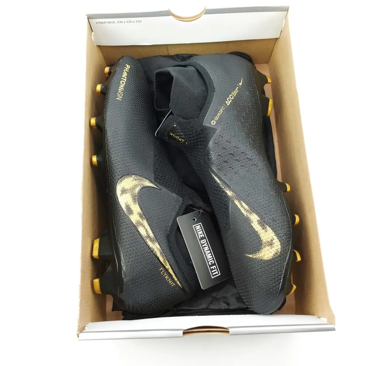 Nike shoes - Phantom VSN Elite DF FG - AO3262-077 - Black, Gold 9