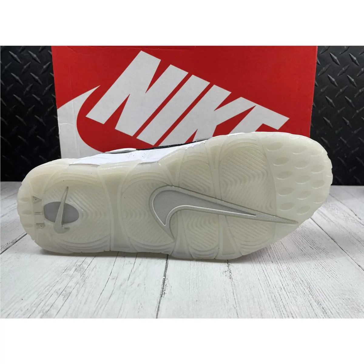 Nike shoes - Nike Air More Uptempo `96 - DQ5014-100 - White-Black-Photon Dust (UPC: 0195870821753) 9