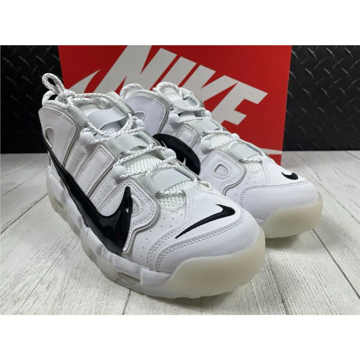 Nike shoes - Nike Air More Uptempo `96 - DQ5014-100 - White-Black-Photon Dust (UPC: 0195870821753) 1