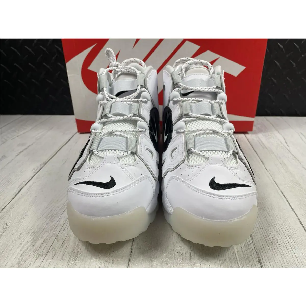 Nike shoes - Nike Air More Uptempo `96 - DQ5014-100 - White-Black-Photon Dust (UPC: 0195870821753) 2